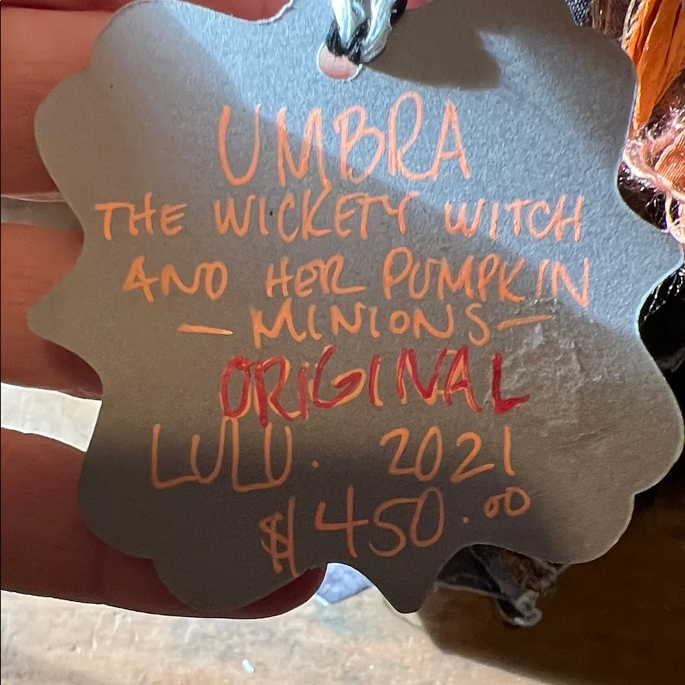 ๐ She is LOVELY & RARE Original 2021 Lulu Lancaster UMBRA the Wickety Witch! ๐ - Picture 7 of 16